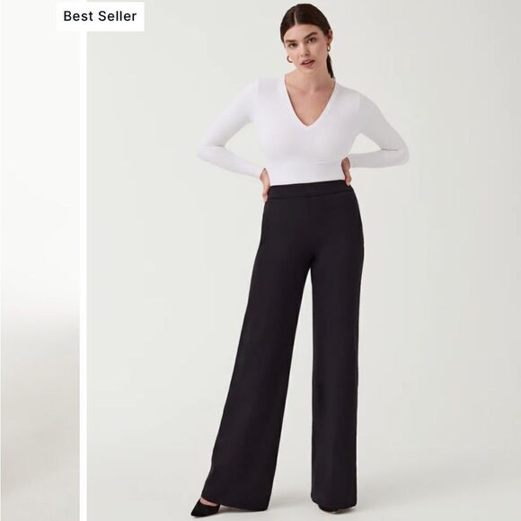 SPANX the perfect fit wide leg pants - Picture 1 of 11